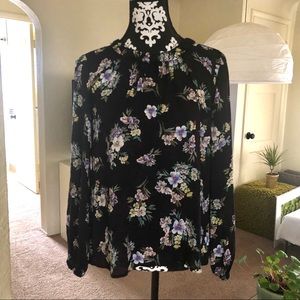 Velvet by Graham & Spencer floral blouse